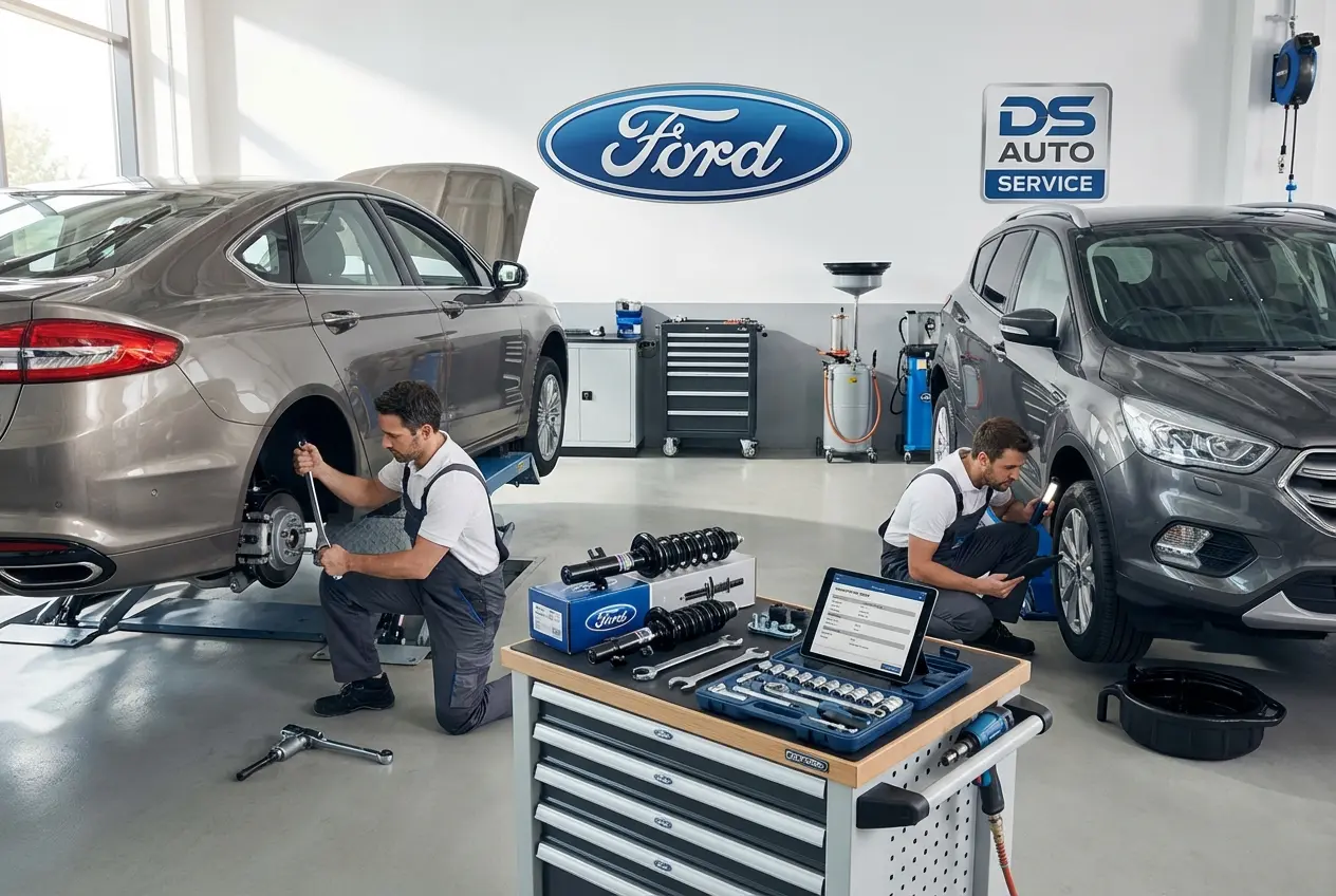 Замена амортизаторов Ford в автосервисе DS Auto, Жуковский
