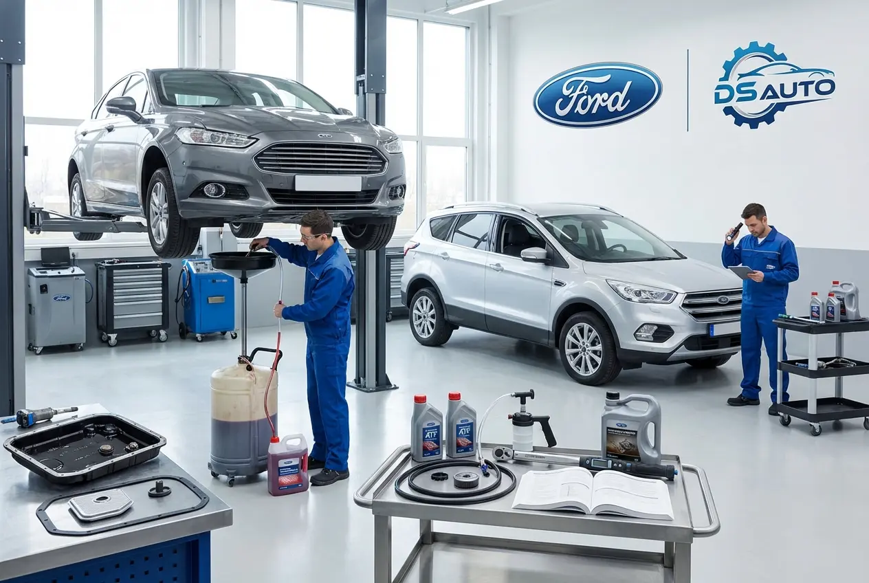  Замена масла в АКПП Форд